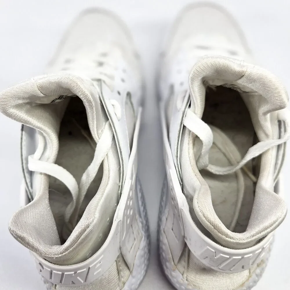 Nike Air Huarache Triple White Men’s Size 8 318429-111 Used OG Box